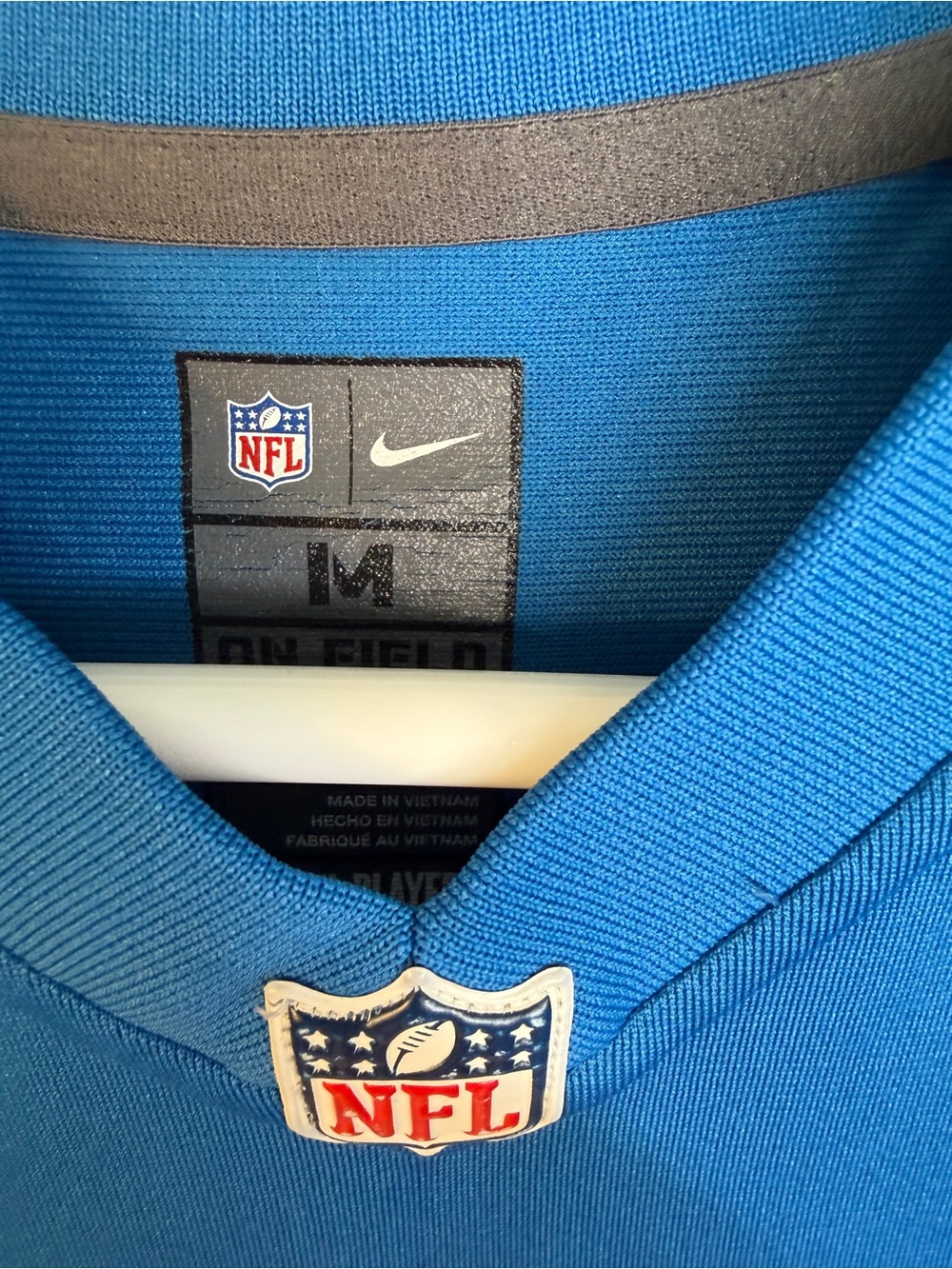 Detroit Lions Jared Goff #16 Nike Youth M 10/12 NFL Football Jersey Blue - Picture 15 of 16